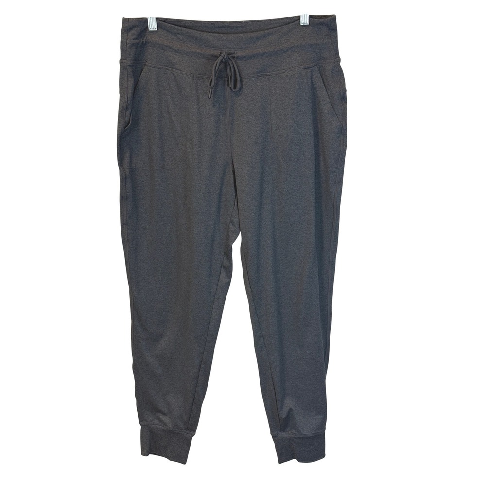 Lole Gray Womens Joggers Athleisure Lounge Drawstring‎ Pants Size Large